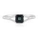 Anello in argento con Topazio Blu Londra