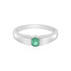 Anello in argento con Smeraldo Colombiano