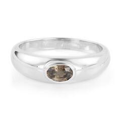 Anello in argento con Zircone Cannella