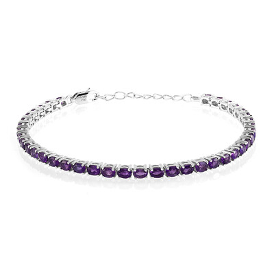 Bracciale in argento con Ametista Zambiana