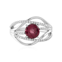 Anello in argento con Granato Malawi