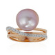 Anello in oro con Perla Ming Rosa Royal (TPC)