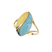 Anello in argento con Turchese