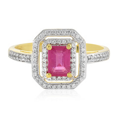 Anello in argento con Zaffiro Rosa del Madagascar