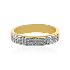 Anello in argento con Diamante I4 (J)