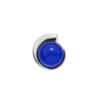 Ciondolo in argento con Ambra Blu Colombiana