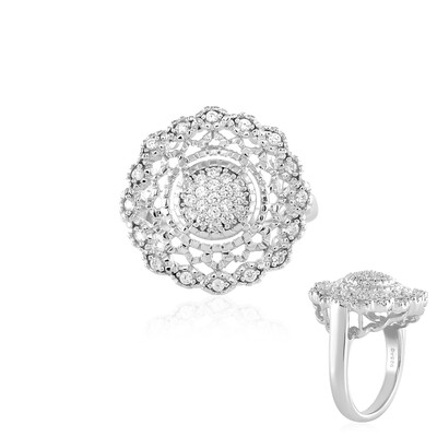Anello in argento con Zircone