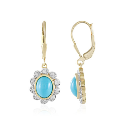 Orecchini in argento con Turchese Sleeping Beauty