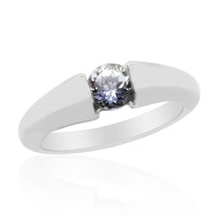 Anello in argento con Tanzanite (non riscaldata)