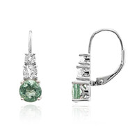 Orecchini in argento con Fluorite Verde