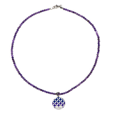 Collana in argento con Zircone (Riya)