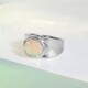 Anello in argento con Opale di Welo