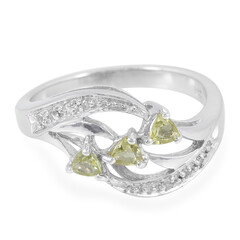 Anello in argento con Apatite Xia