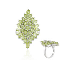 Anello in argento con Peridoto