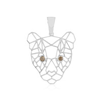 Ciondolo in oro con Diamante Champagne I2 (Ornaments by de Melo)