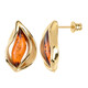 Orecchini in argento con Ambra Baltica Cognac (dagen)