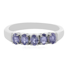 Anello in argento con Tanzanite