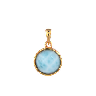 Ciondolo in argento con Larimar