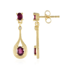 Orecchini in argento con Rodolite