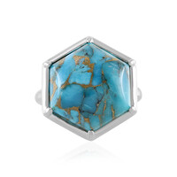Anello in argento con Turchese Ramato Blu Mohave (Faszination Türkis)