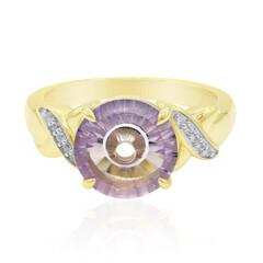 Anello in oro con Ametista Rose de France (Glenn Lehrer)