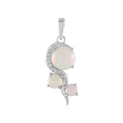 Ciondolo in argento con Opale di Welo