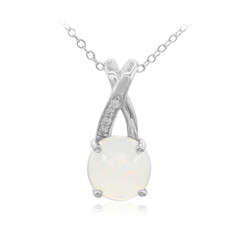 Collana in argento con Opale di Welo