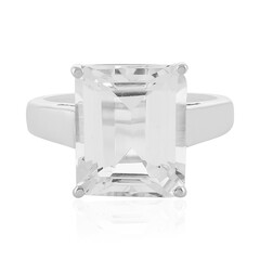 Anello in argento con Topazio Bianco