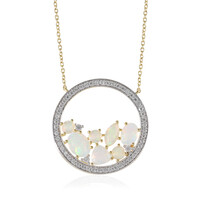 Collana in argento con Opale di Welo