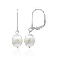 Orecchini in argento con Perla di Acqua Dolce (TPC)