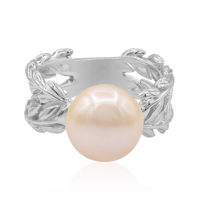 Anello in argento con Perla di Acqua Dolce (TPC)