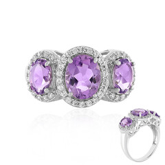 Anello in argento con Quarzo Azur
