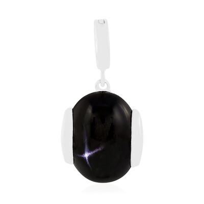 Ciondolo in argento con Diopside Stellato d'India