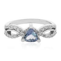 Anello in argento con Tanzanite Bicolore