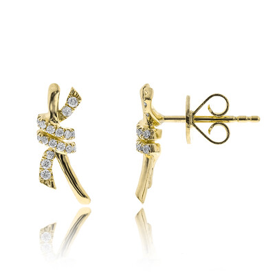 Orecchini in oro con Diamante I1 (H) (CIRARI)