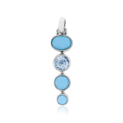 Ciondolo in argento con Turchese