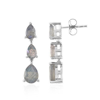 Orecchini in argento con Labradorite