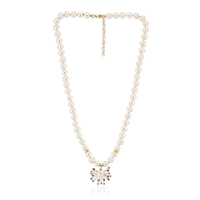 Collana in oro con Perla d'Acqua Dolce Bianca (Michelle Albala)