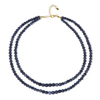 Collana in argento con Zaffiro Blu