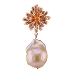 Ciondolo in argento con Perla di Acqua Dolce (TPC)
