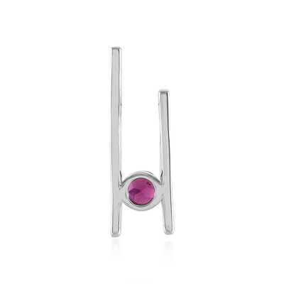 Ciondolo in argento con Rodolite (MONOSONO COLLECTION)