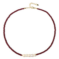 Collana in argento con Rubino