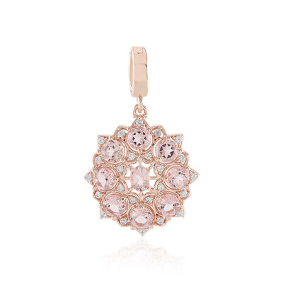 Ciondolo in argento con Tormalina Rosa