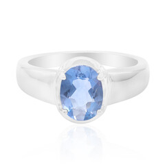 Anello in argento con Fluorite Cangiante