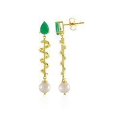 Orecchini in argento con Smeraldo Socoto