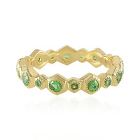 Anello in argento con Tsavorite