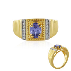 Anello in argento con Tanzanite