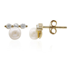Orecchini in argento con Perla di Acqua Dolce