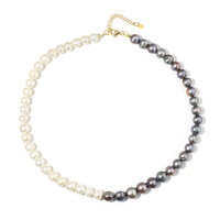 Collana in argento con Perla di Acqua Dolce