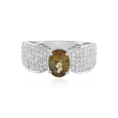 Anello in oro con Tanzanite Gialla (non riscaldata)